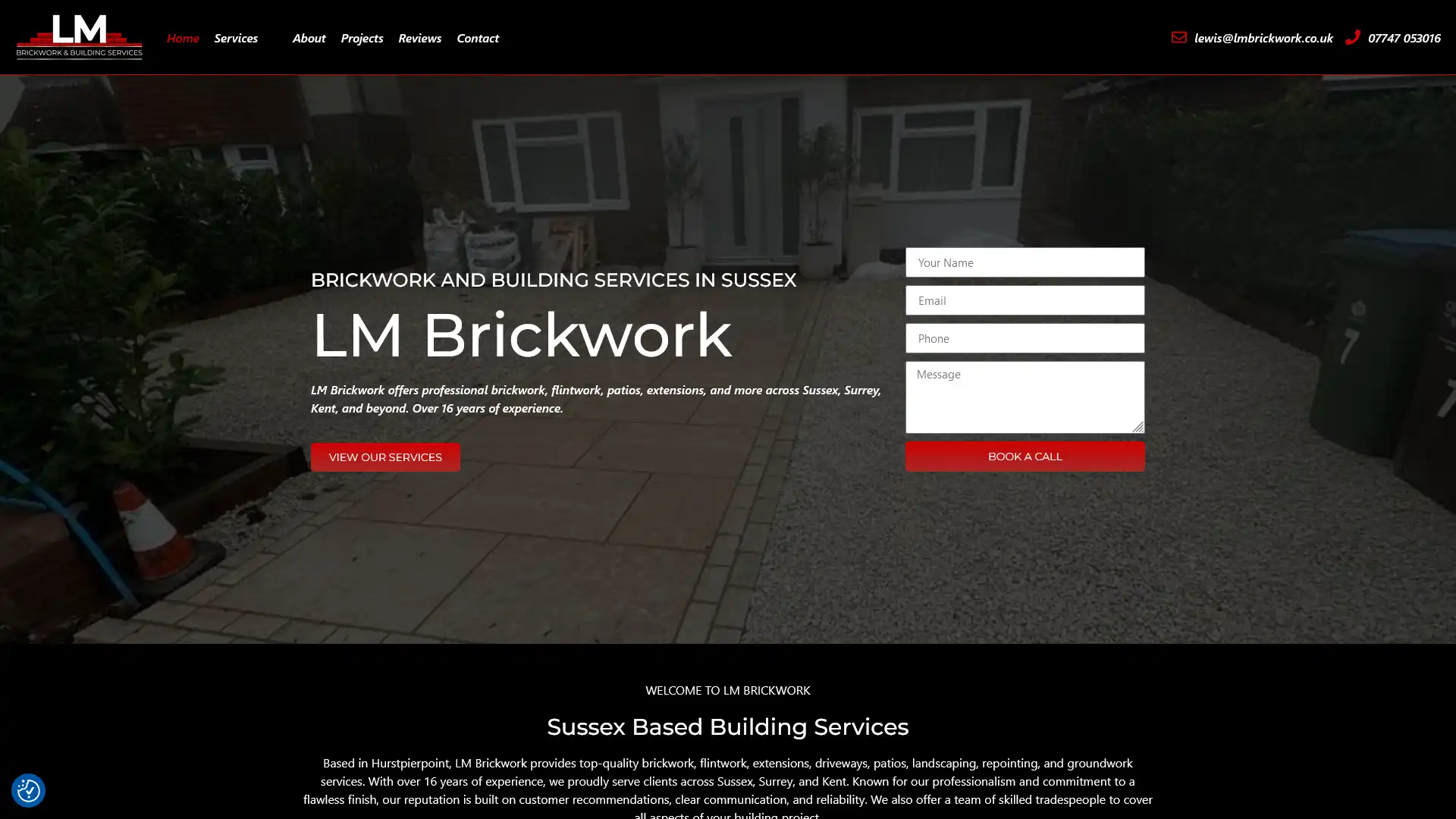 LM Brickwork and Building, Sussex