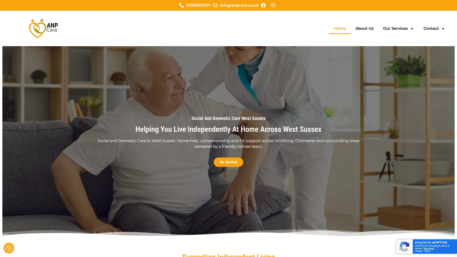 ANP Care Ltd Worthing new website