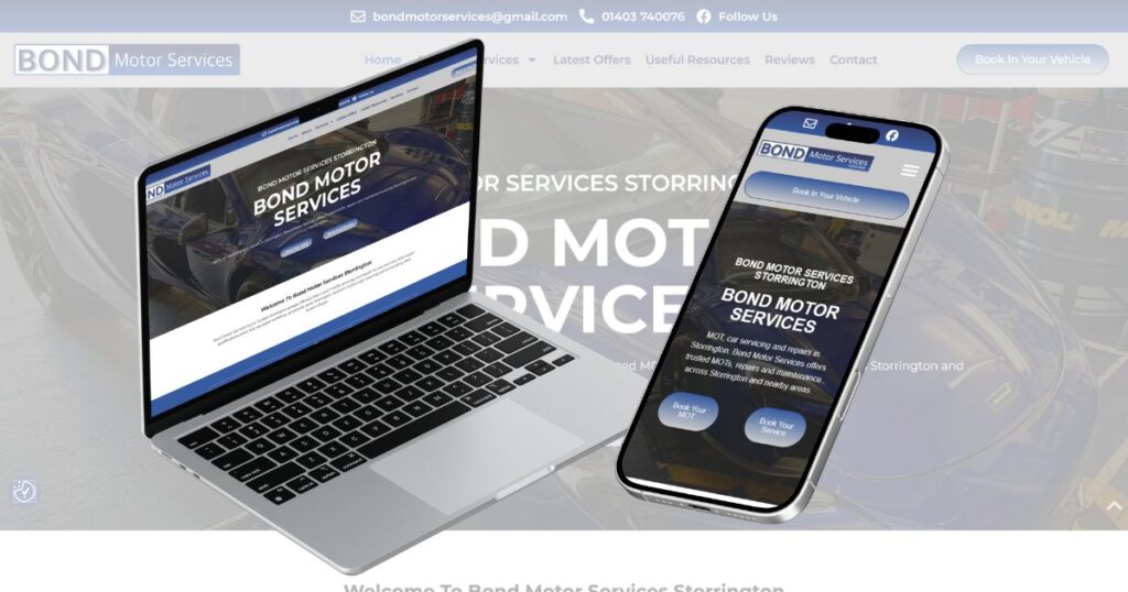 garage website