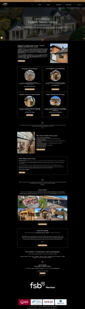 Tiplady Moore Group Case Study 3 Website portfolio media 6