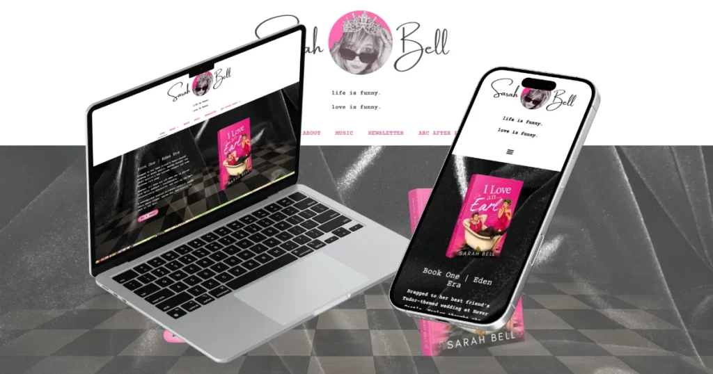 Sarah Bell Author Website Case Study 1 Gift of the Gab client case studies 3