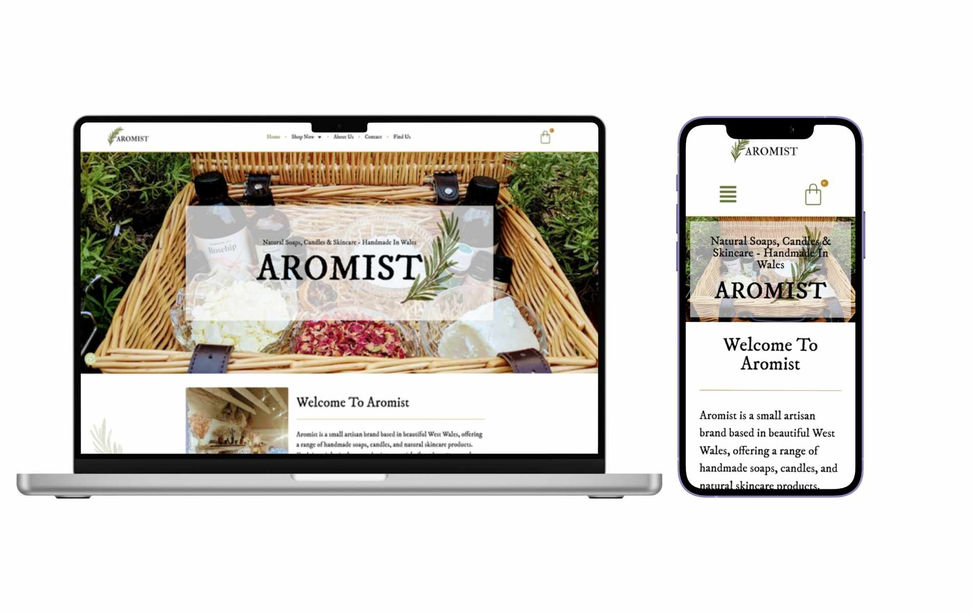 Aromist Website Case Study