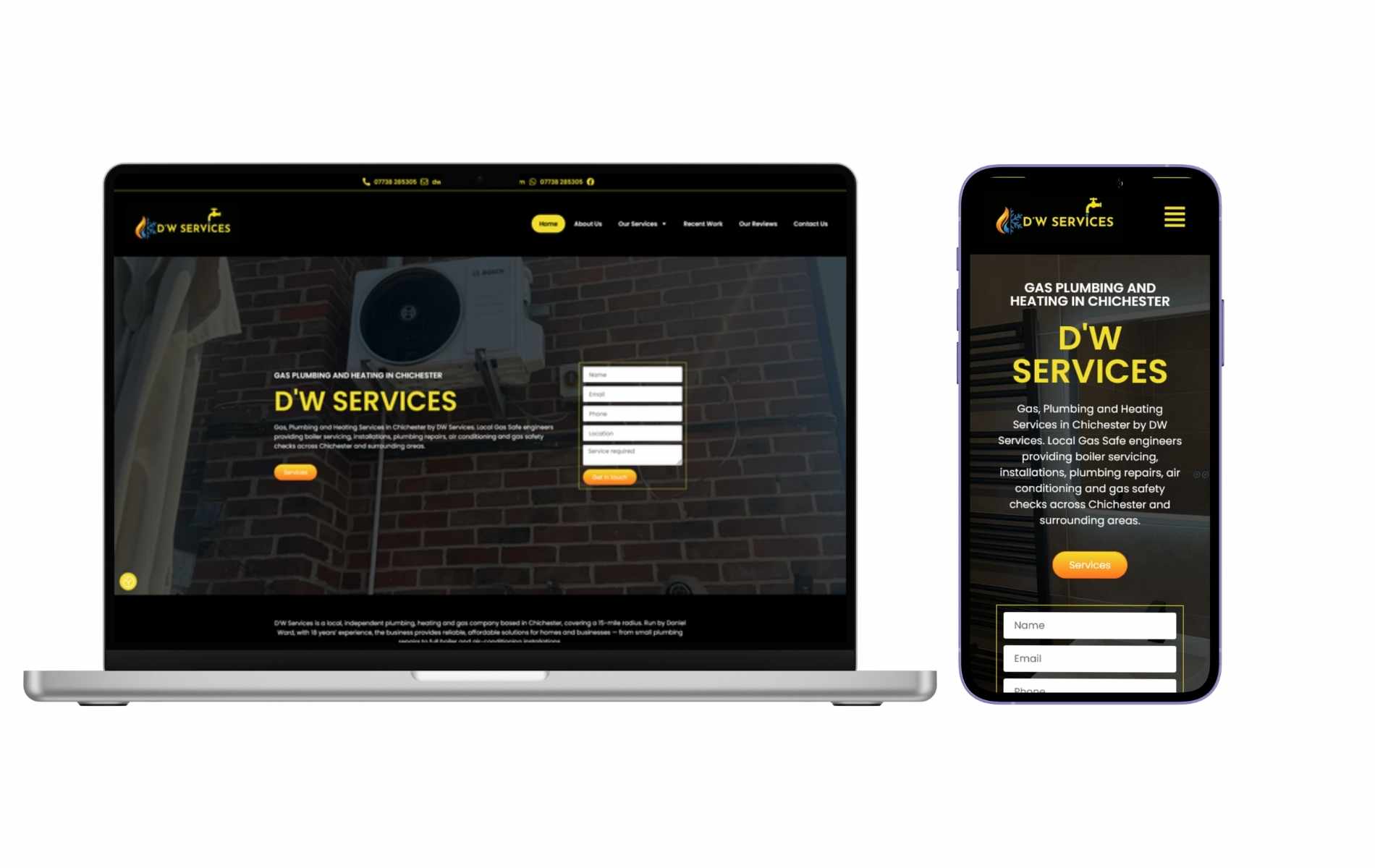 DW Services Website Case Study