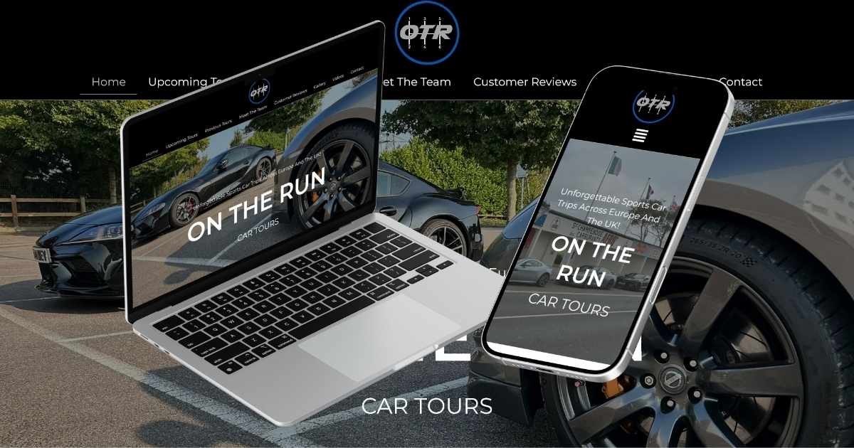 On The Run Car Tours Website Case Study