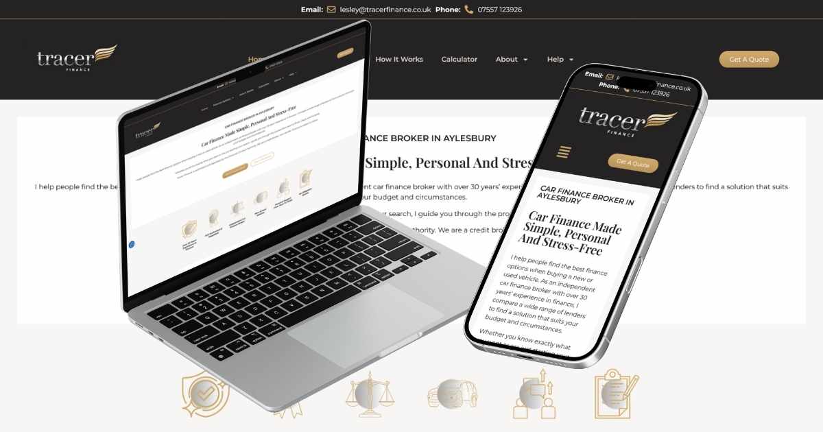 Tracer Finance Website Case Study