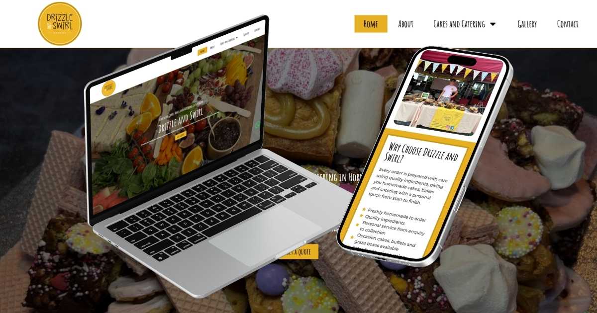 Website Winner Drizzle and Swirl