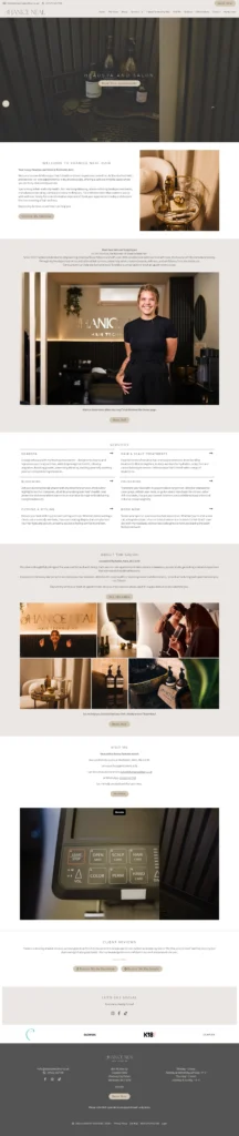 beauty website