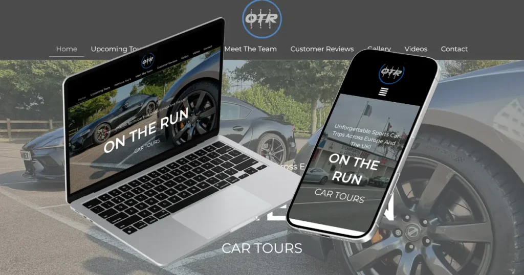 sports car tour website