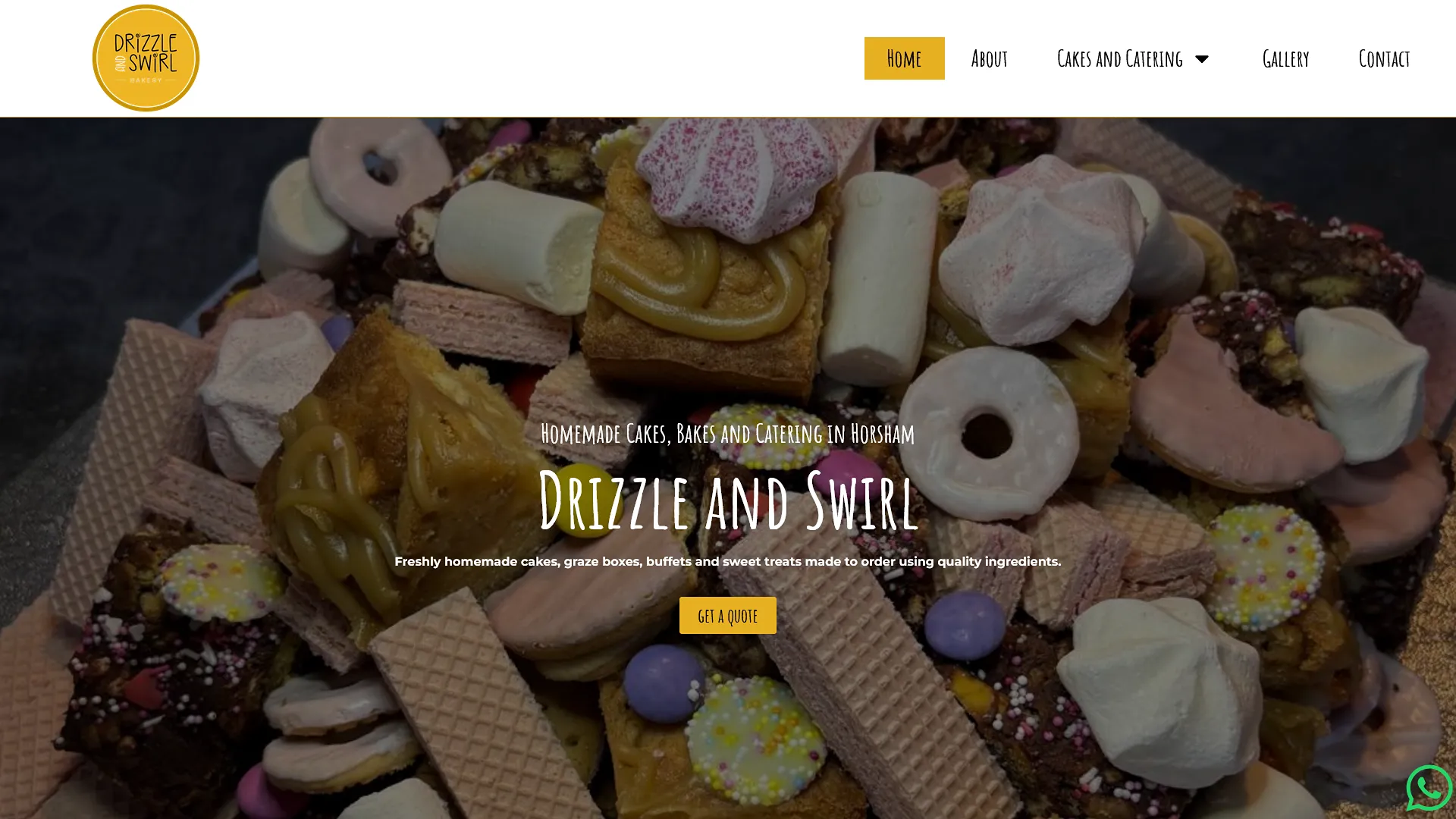 cake website design