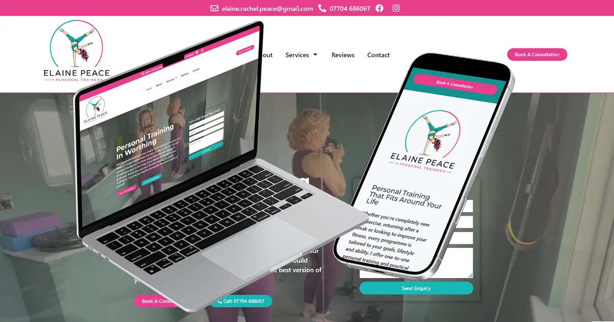 Elaine Peace Personal Trainer Worthing