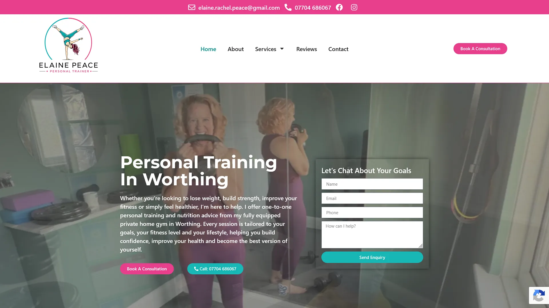 Elaine Peace Personal Trainer