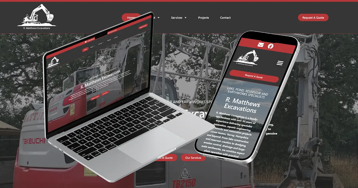 R Matthews Excavations new website (1)